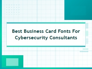 Designing Digital Trust: Cybersecurity Cards and Fonts