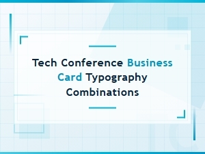 Tech Typography for Modern Conference Networking